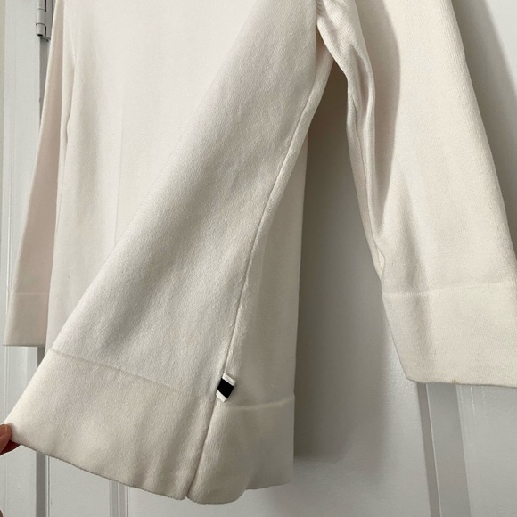 Jones New York - white Three Quarter Sleeve button down Cardigan - Picture 3 of 11